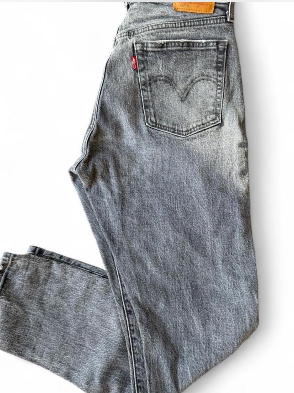 Levi’s 501 Skinny Jeans in faded black size 28